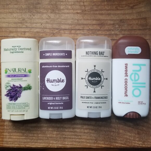 Humble Other - Natural Deodorants NEW, Lot of 4 Humble Hello Antiperspirant